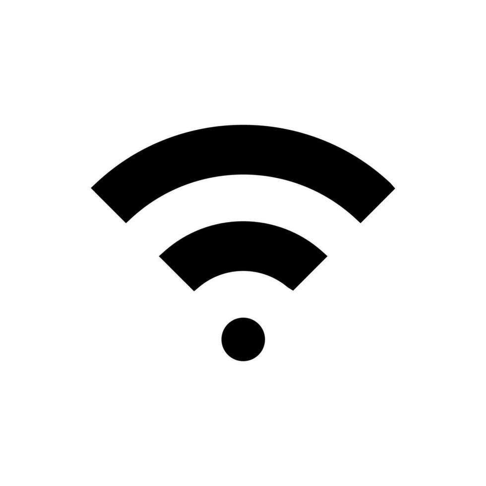 WiFi signal icon vector