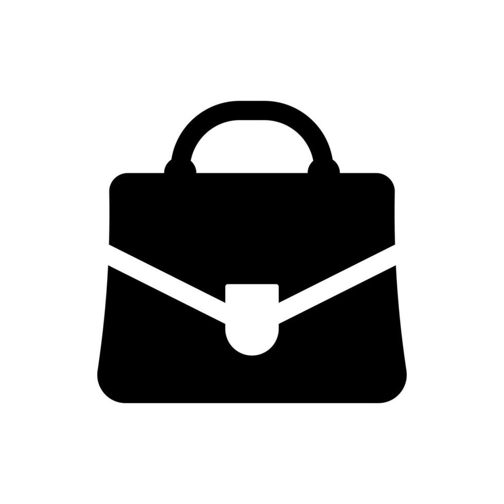 Ladies bag icon vector
