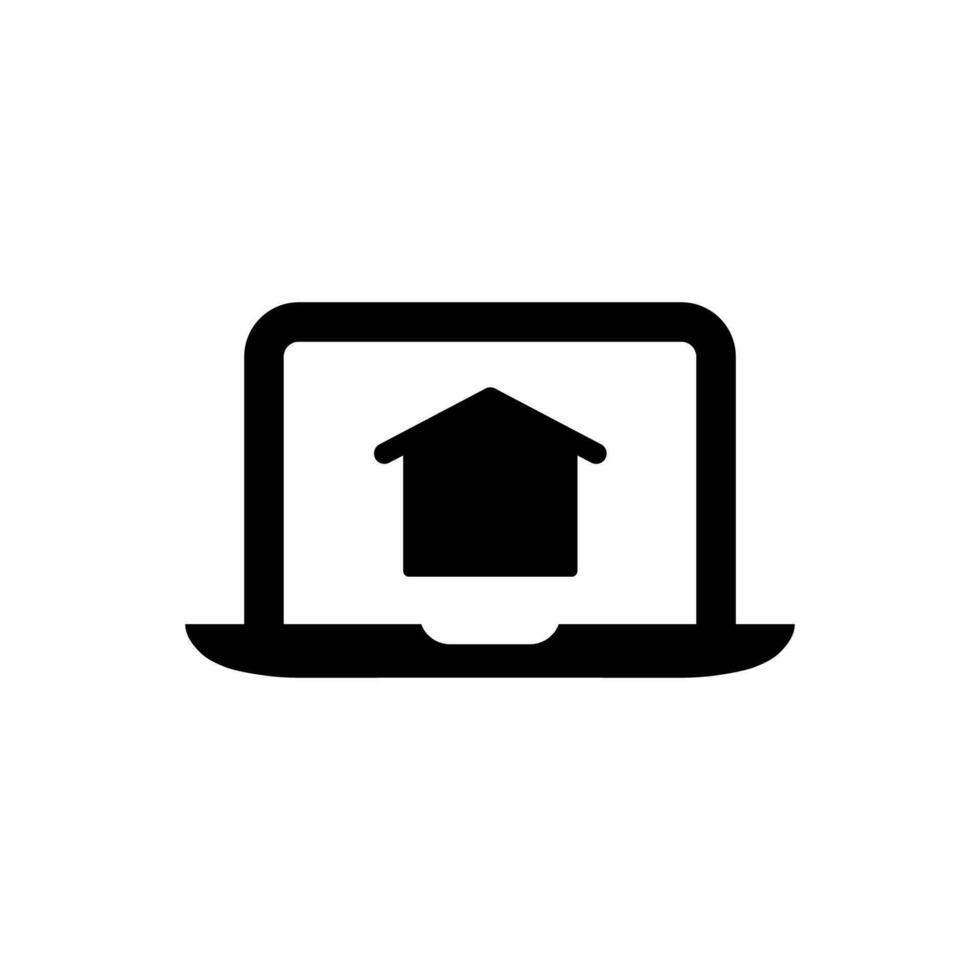 Online property support icon vector