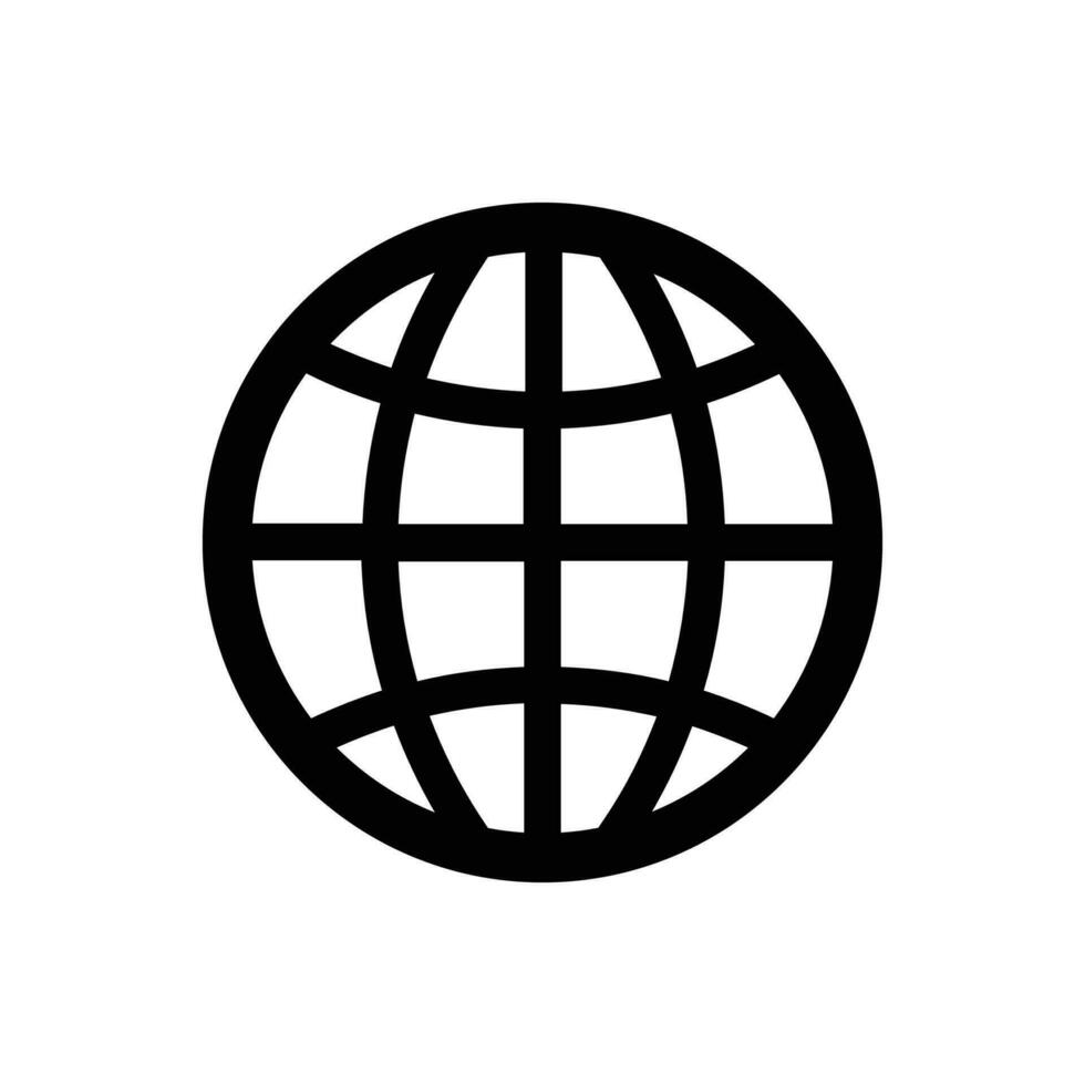 Global sign icon vector