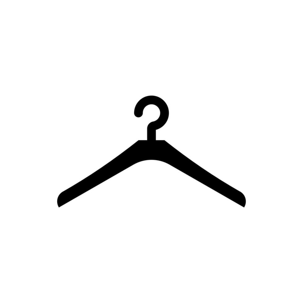 Cloth hanger icon vector