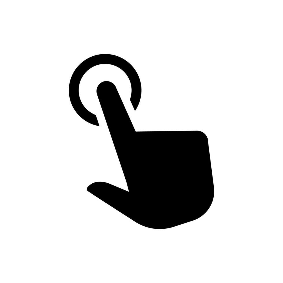 Tab, touch icon vector