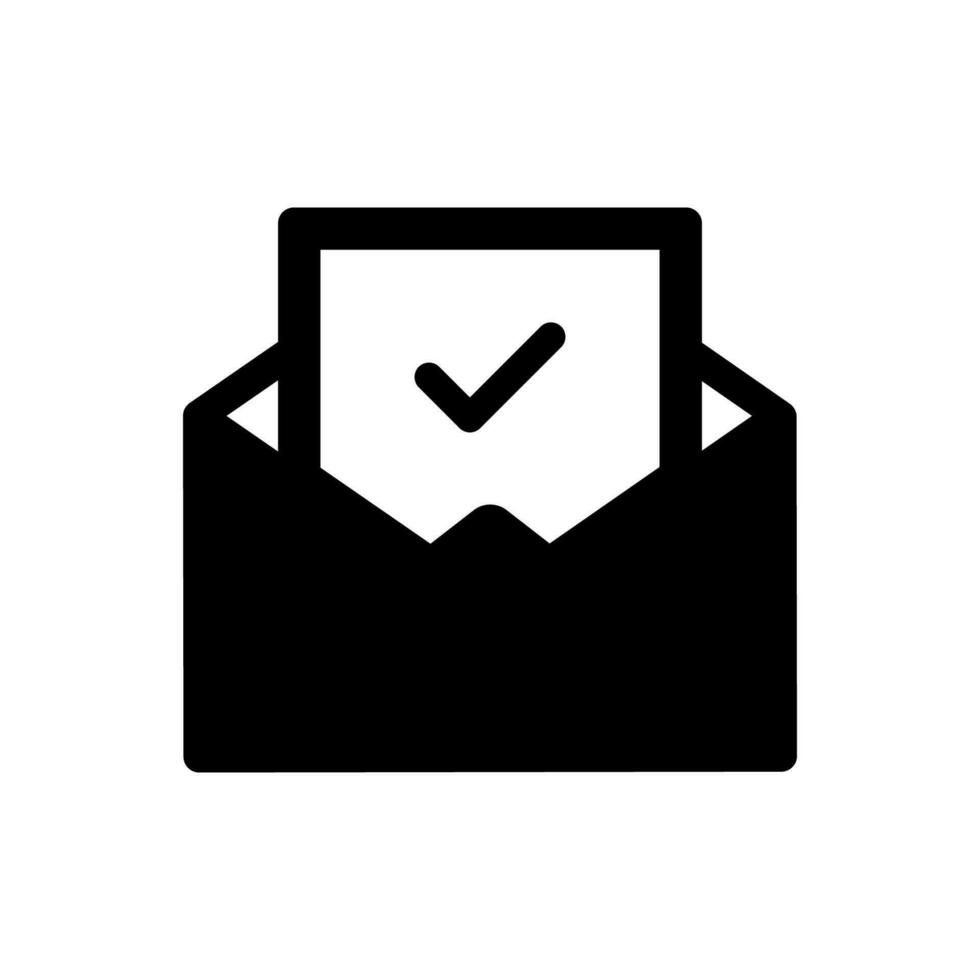 Confirmation Letter Icon vector