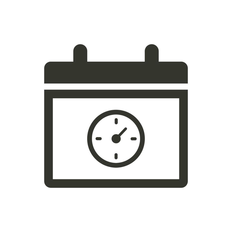 Time Schedule Management Icon vector