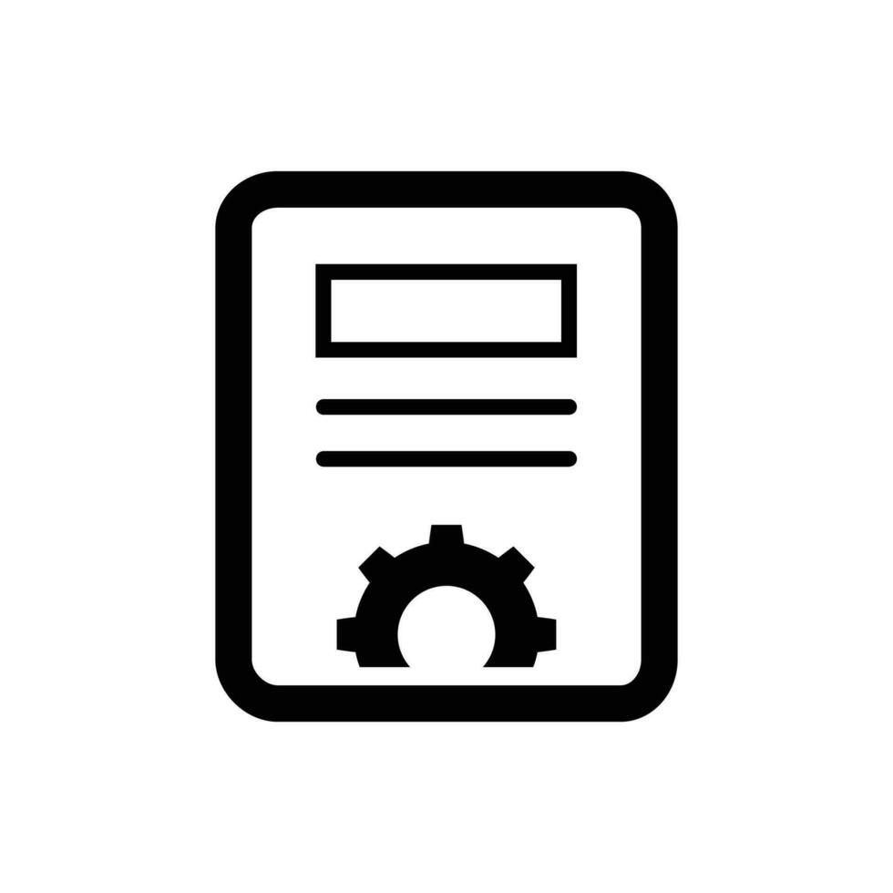 Content management icon vector