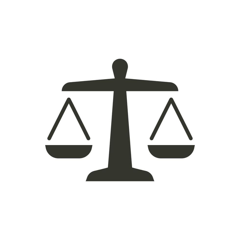 Scales Balance Icon vector