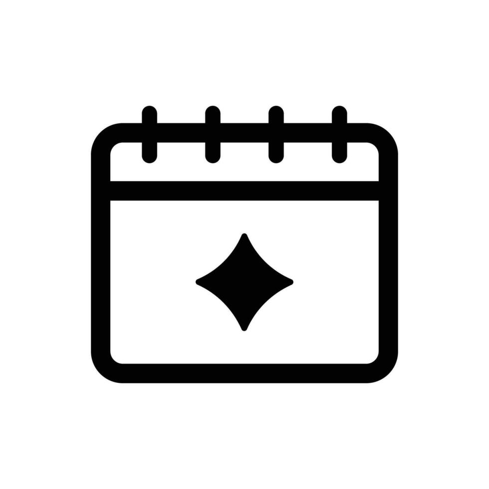 Event plan icon vector