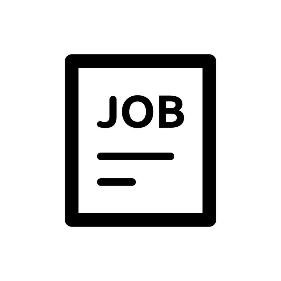 Job Application Icon vector
