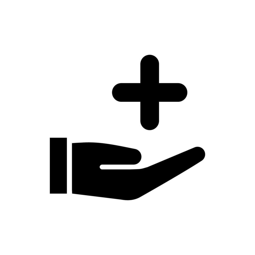 Medical support icon vector