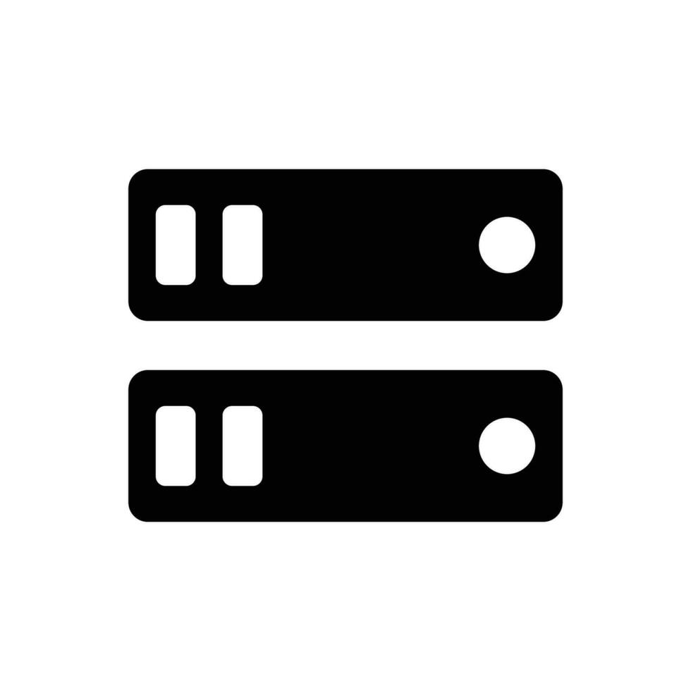 Server icon perfect for any type of design projects vector