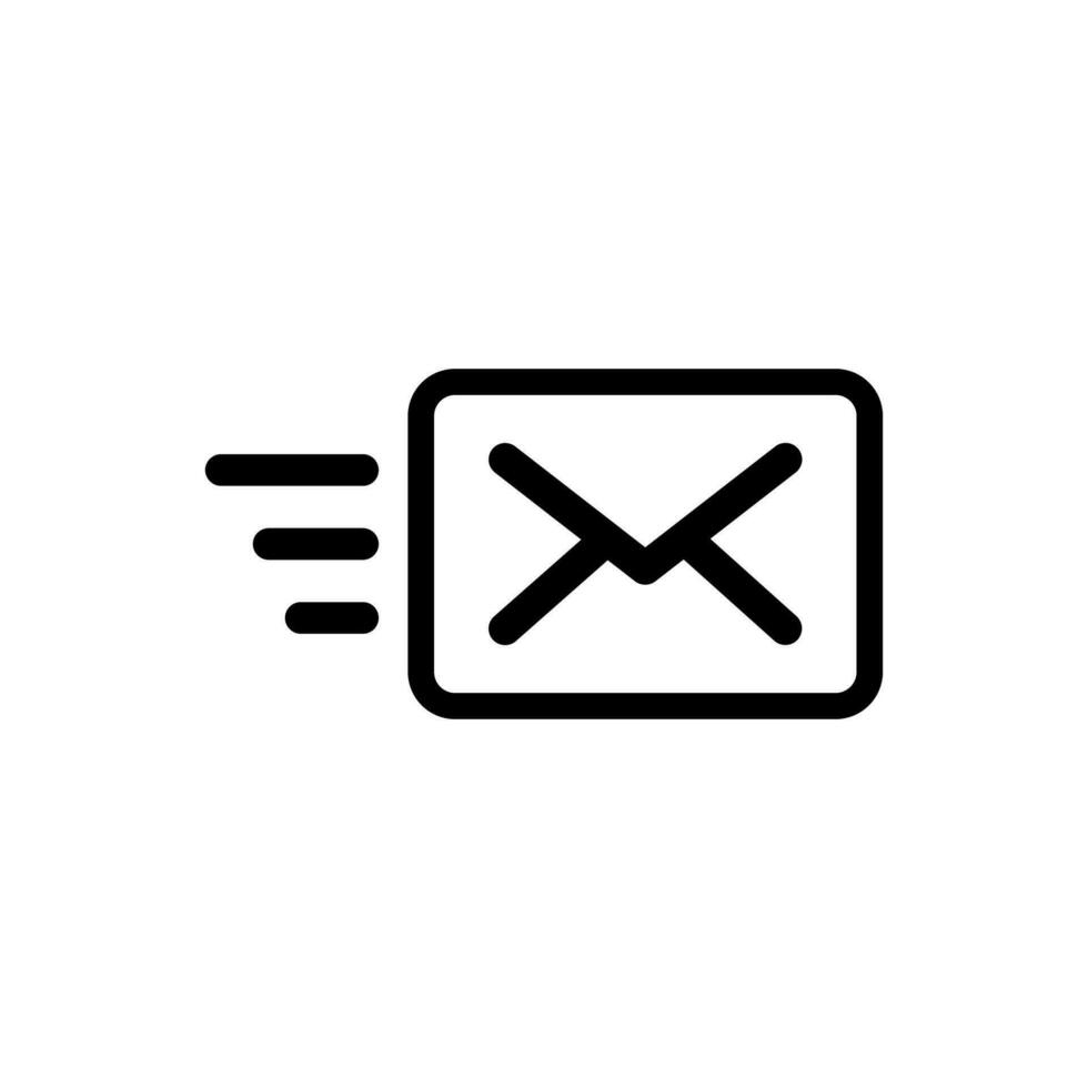 Fast Message Icon vector