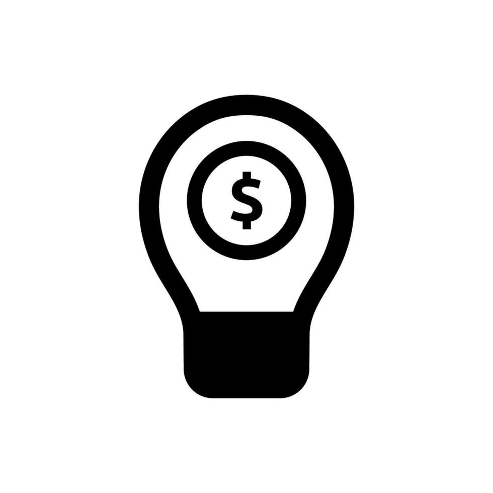Business idea icon suitable for any type of design project vector