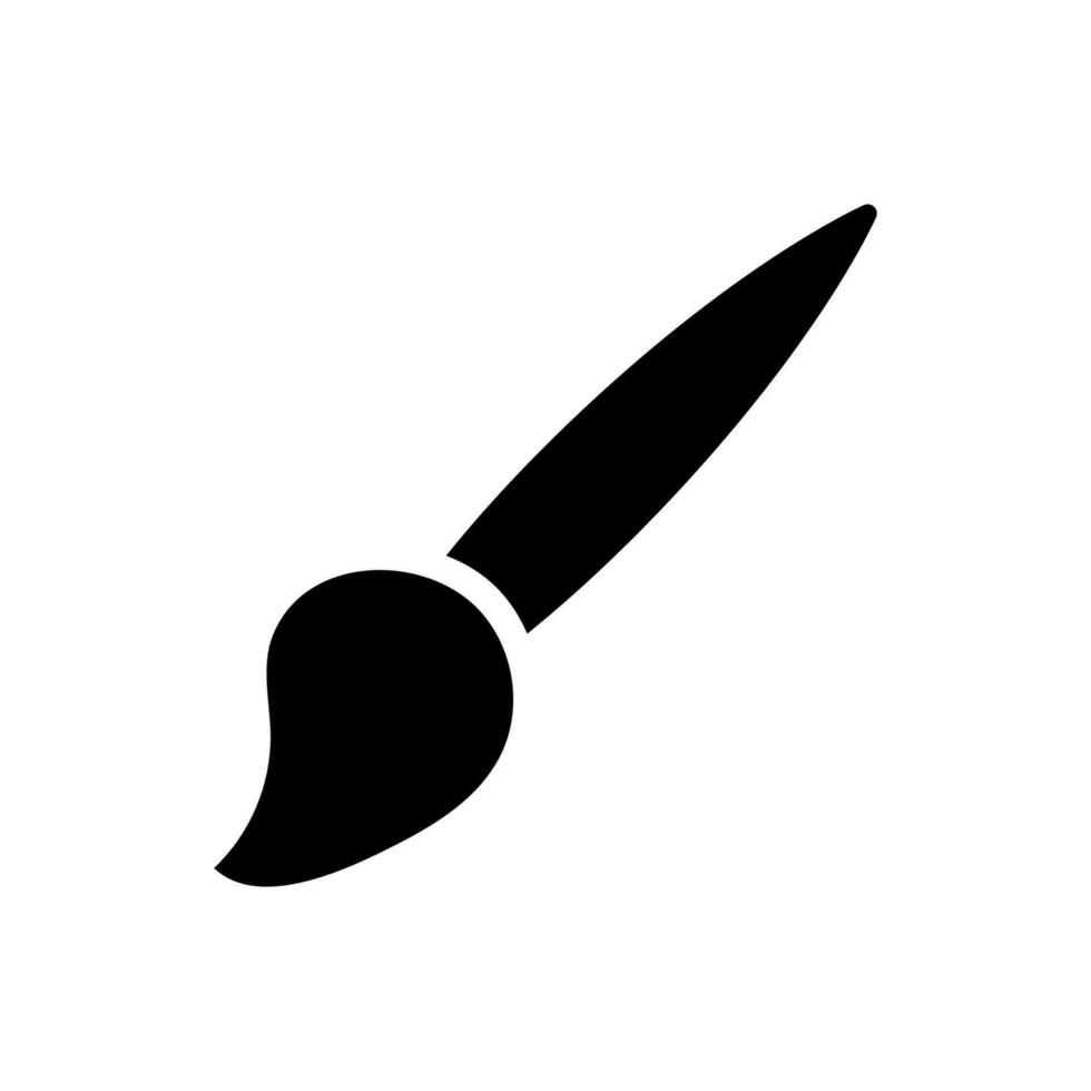 Paint brush icon vector