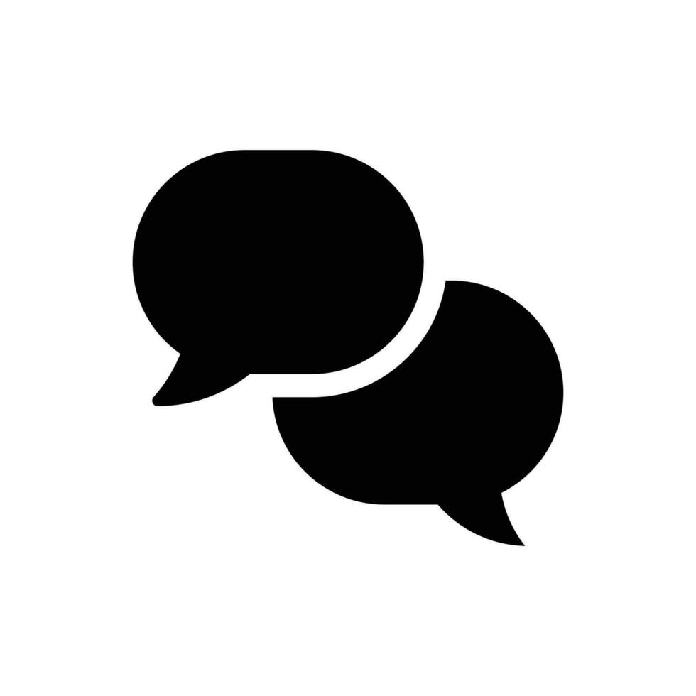 Conversation and Discussion Icon vector