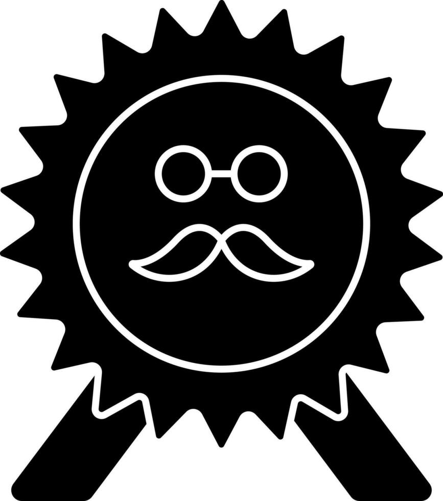 Best Father Badge Icon vector