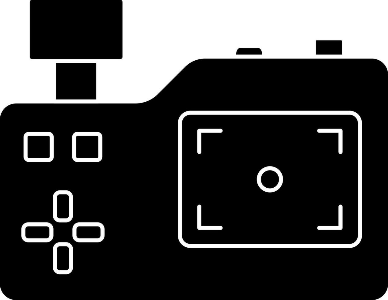 Camera Glyph Icon vector