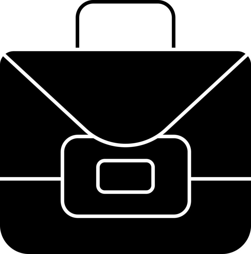 Briefcase Glyph Icon vector