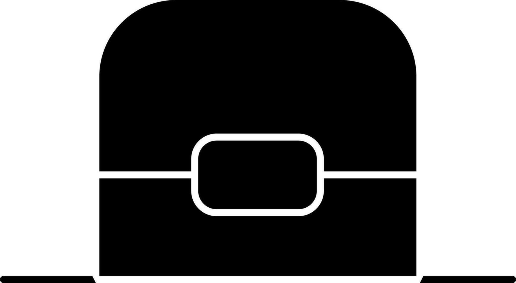 Hat Glyph Icon vector