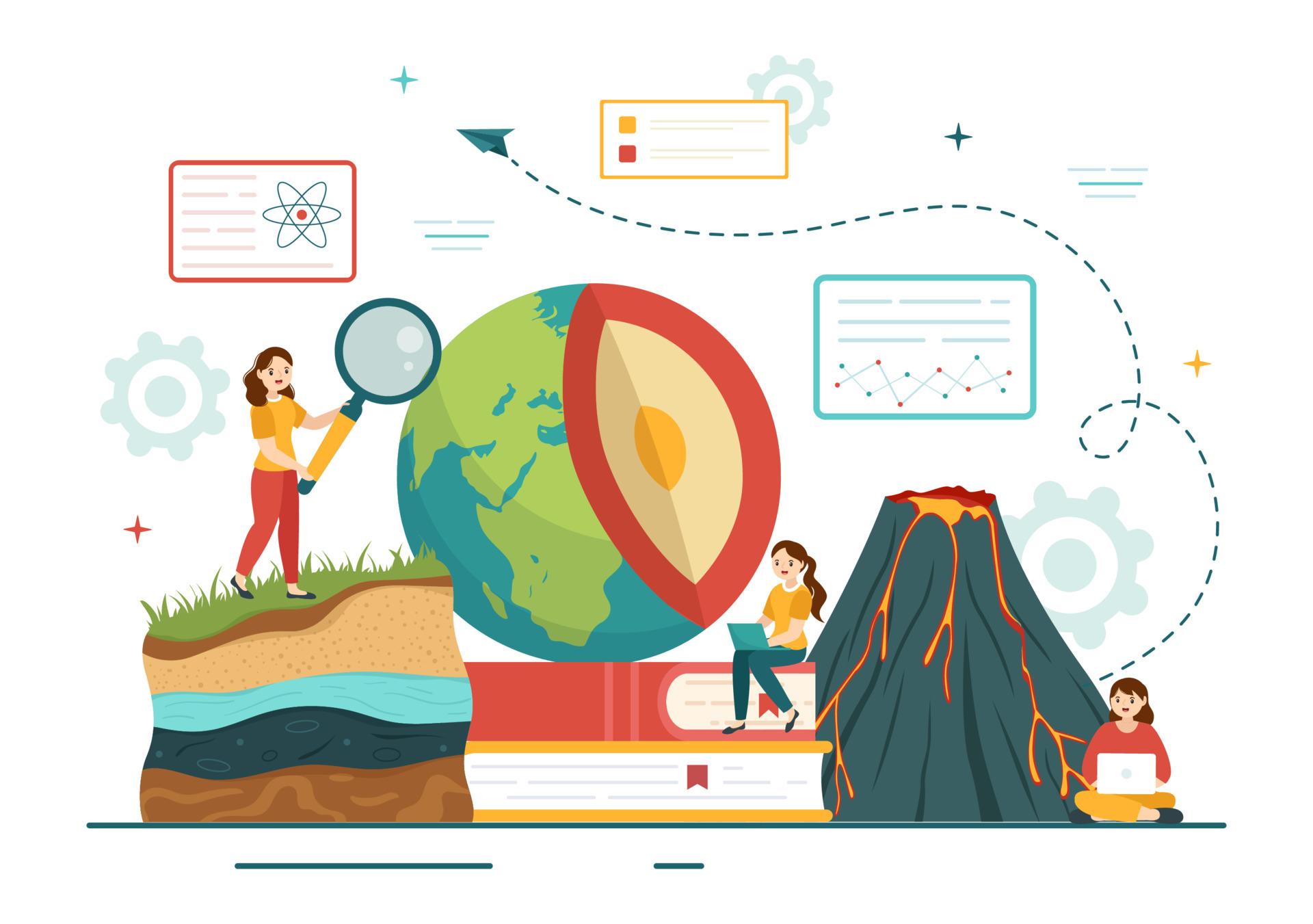 Geologist Cartoon geology-kids-britannica-kids-homework-help