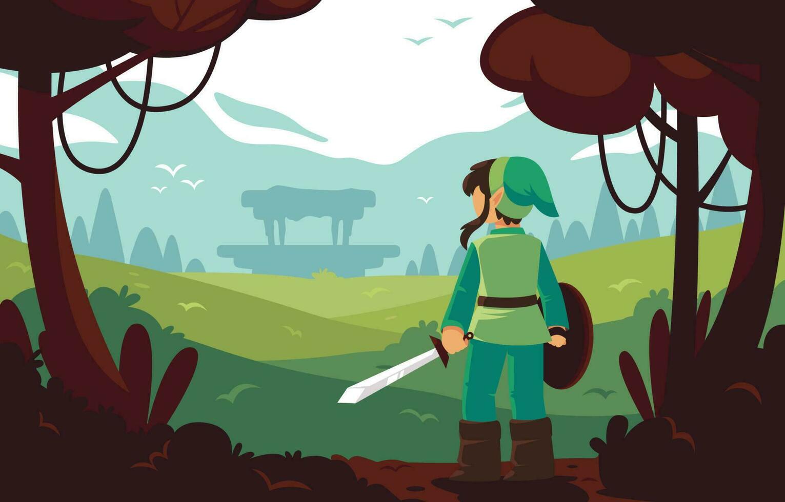 Download Hylian Shield, Legend Of Zelda, Video Game. Royalty-Free Vector  Graphic - Pixabay