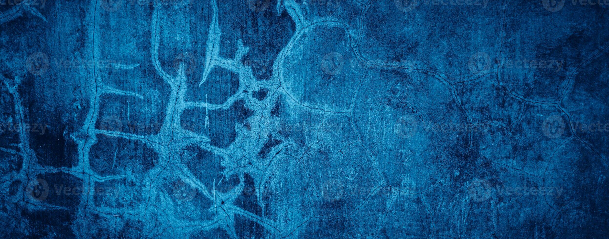 Abstract blue wall texture background photo