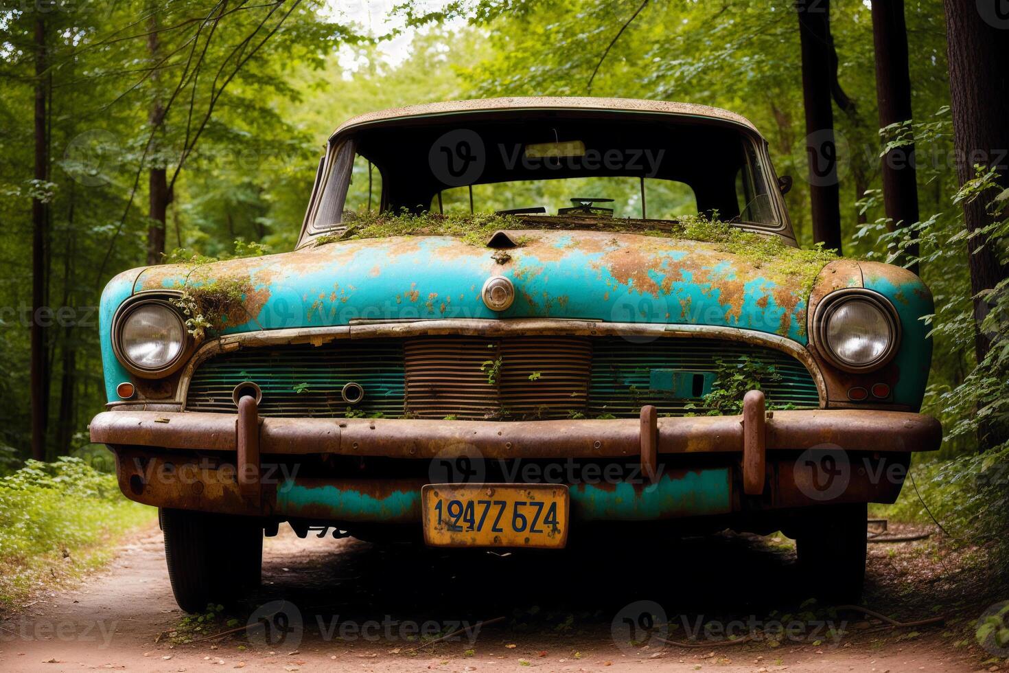 Abandoned Cars. Forgotten Relics. Capturing the Beauty of Abandoned Cars. photo