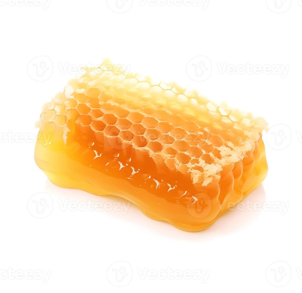 Honeycomb isolated on white backgrounds.. photo