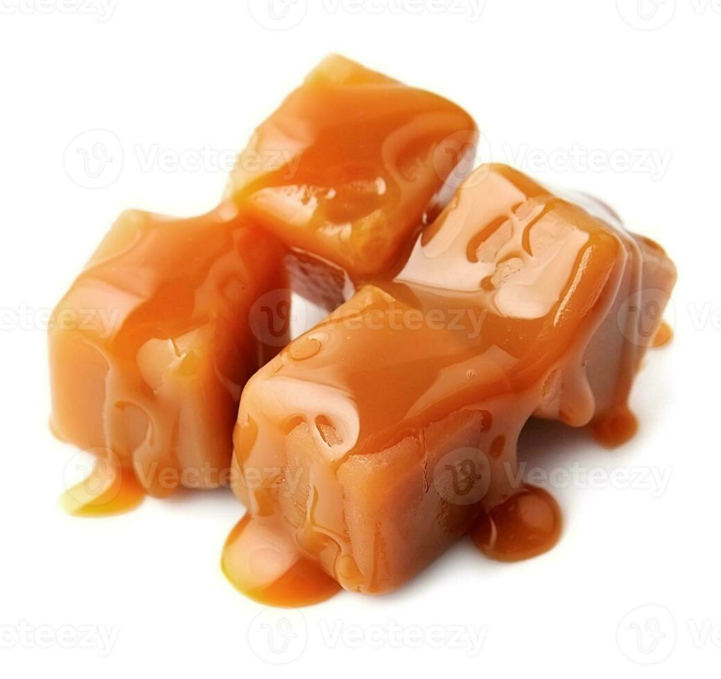 Caramel candies . photo