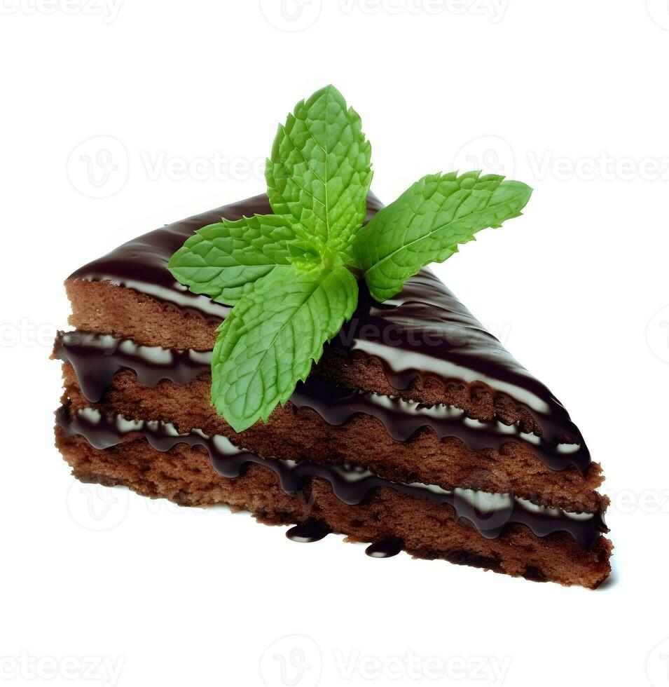 chocolate pastel.ai generativo foto