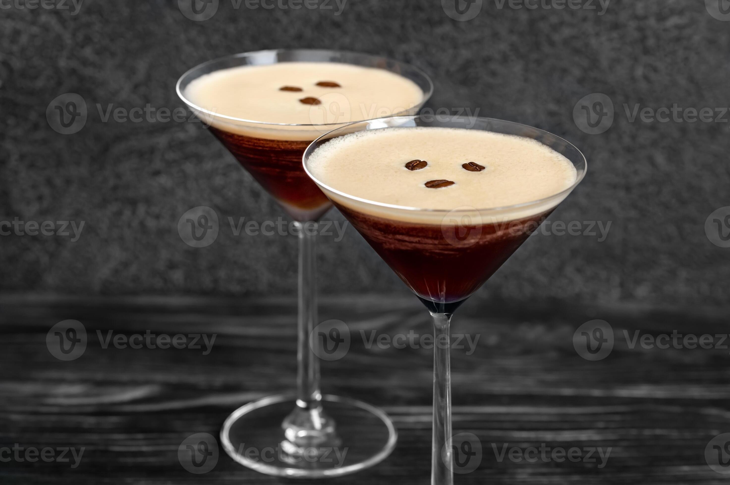 Espresso Martini glasses 24216508 Stock Photo at Vecteezy