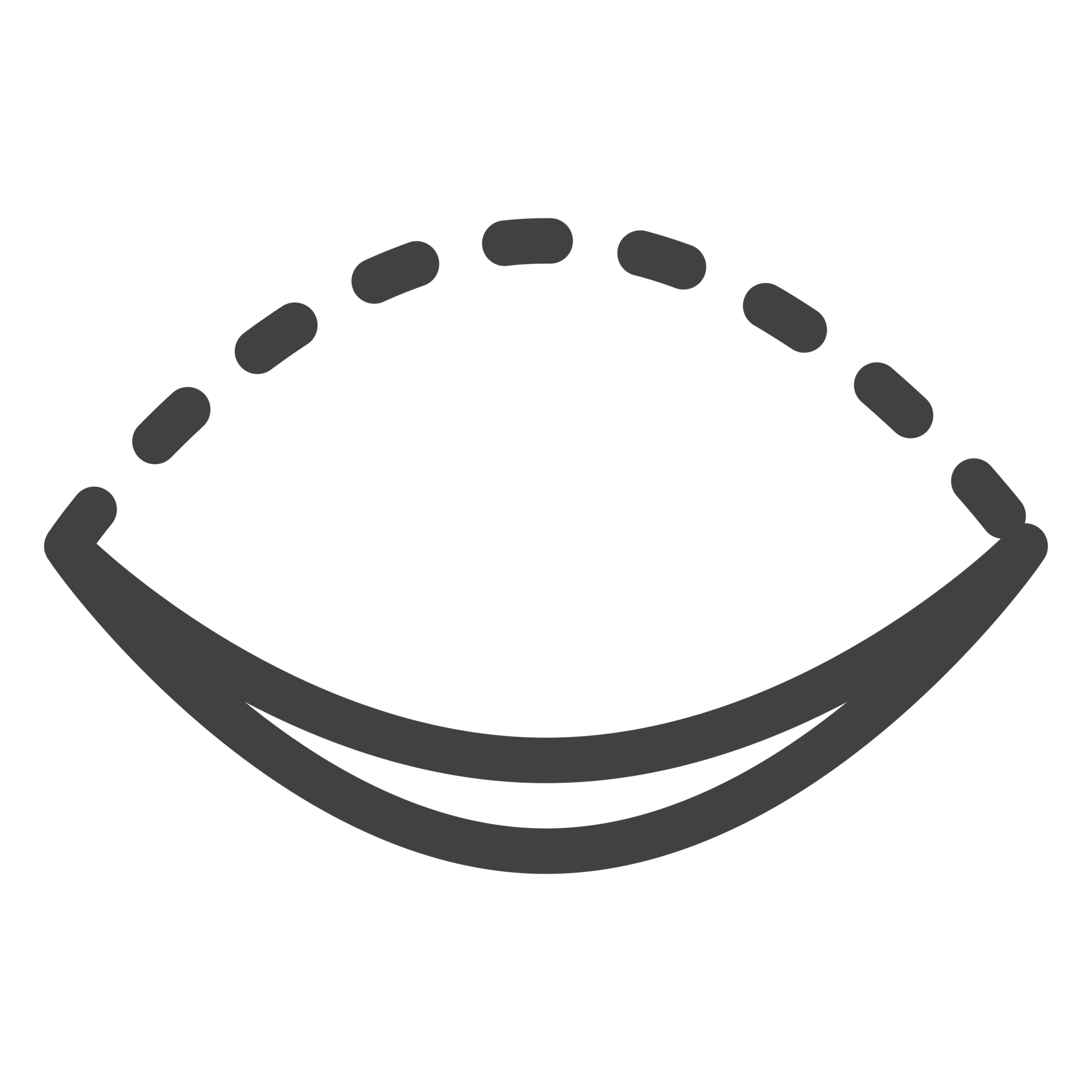 closed eye blind icon, simple thin line icon 24216544 PNG