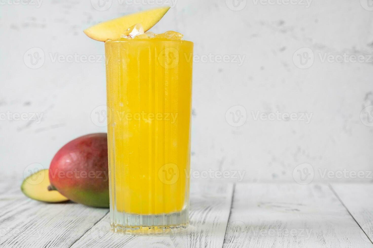 Glass of Mango Punch cocktail photo