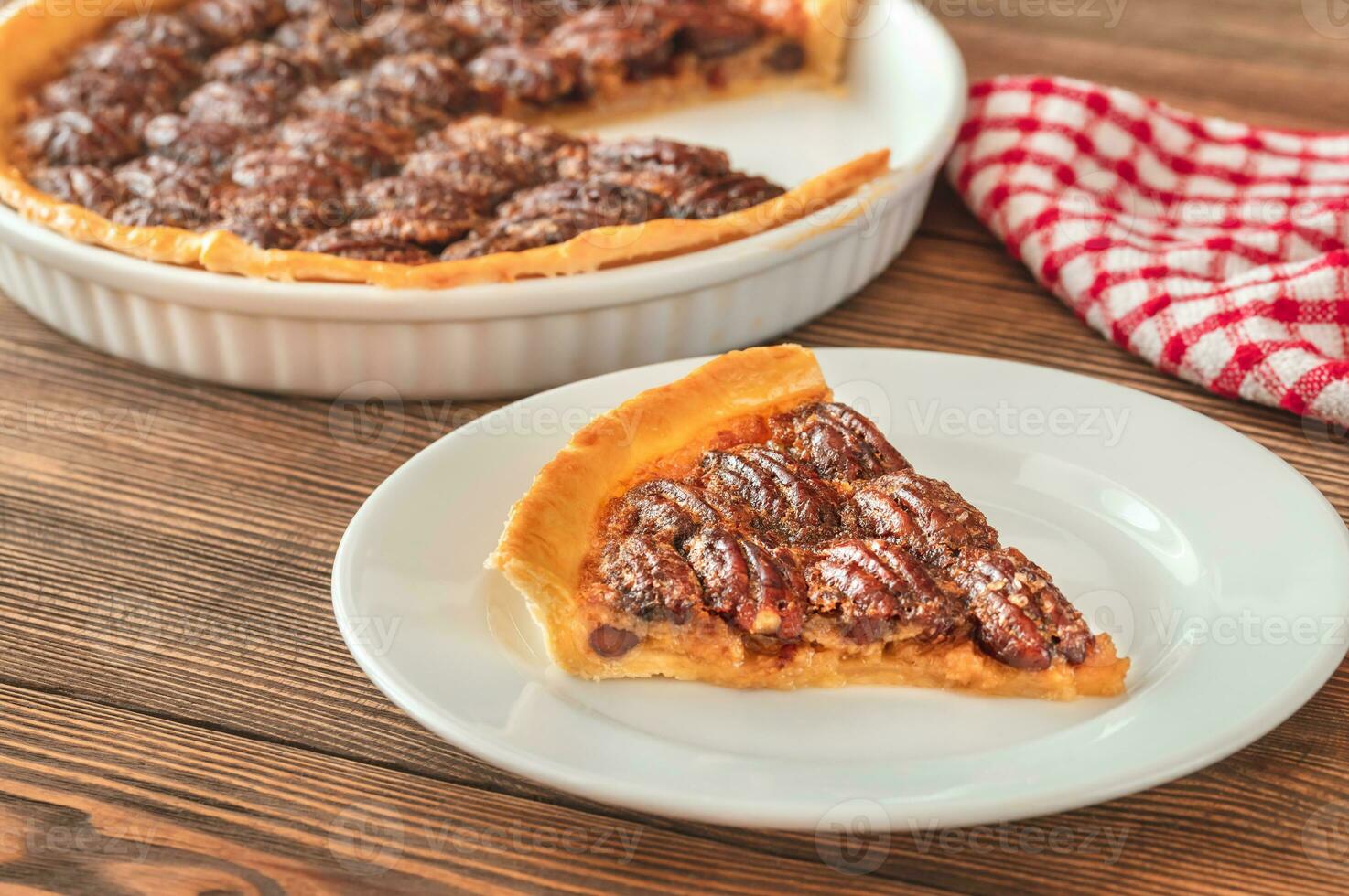 Pecan pie wedge photo