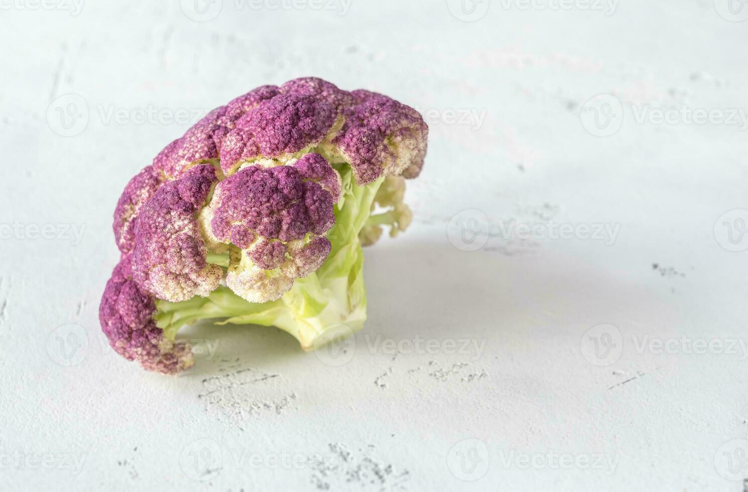 Raw Purple cauliflower photo