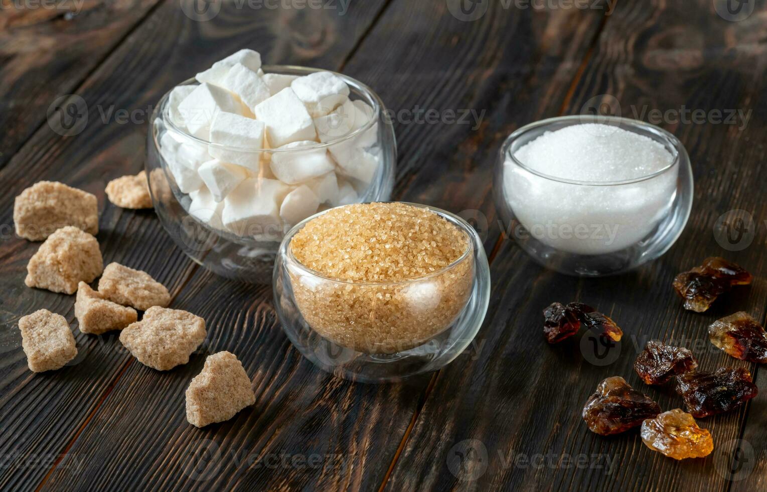 Assortment of sugar photo