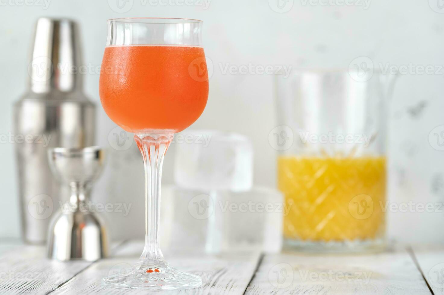 Glass of Monkey Gland cocktail photo