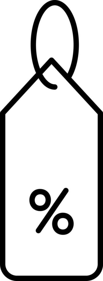 Discount Tag Icon In Flat Style. vector