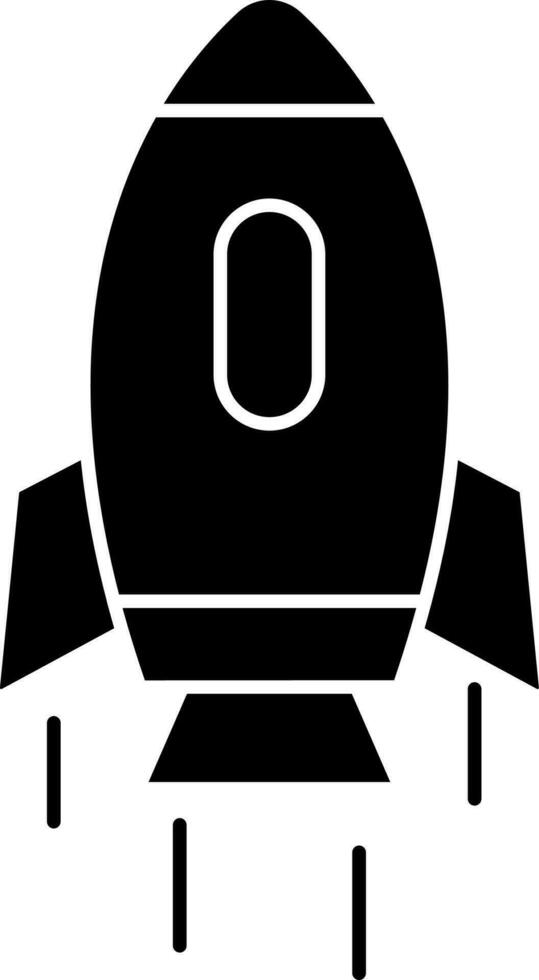 Illustration Of Rocket Icon vector