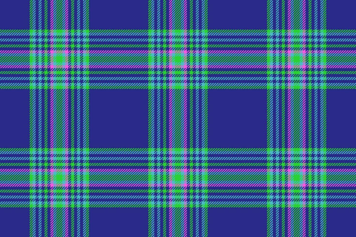 Check plaid texture of seamless background textile with a vector tartan pattern fabric.