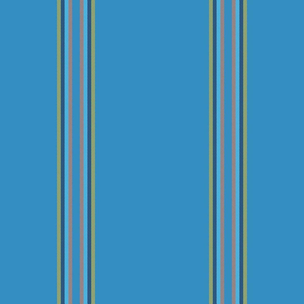 Vertical lines stripe pattern in blue. Vector stripes background fabric texture. Geometric striped line seamless abstract design.