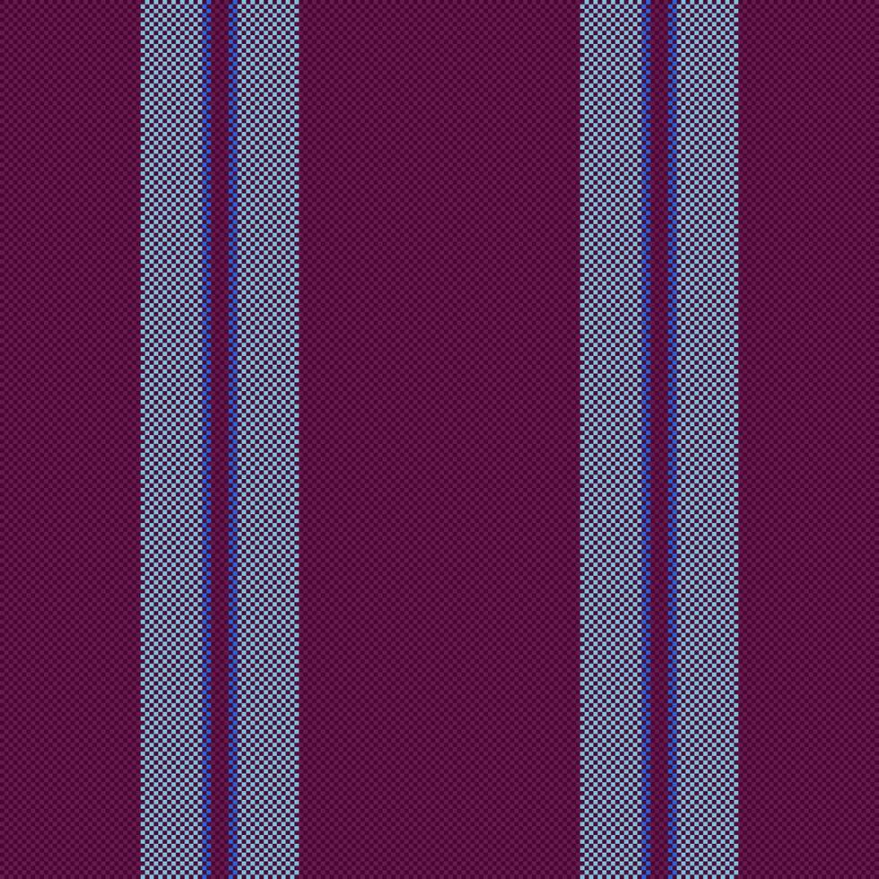 Background textile pattern of fabric vector seamless with a stripe texture lines vertical.