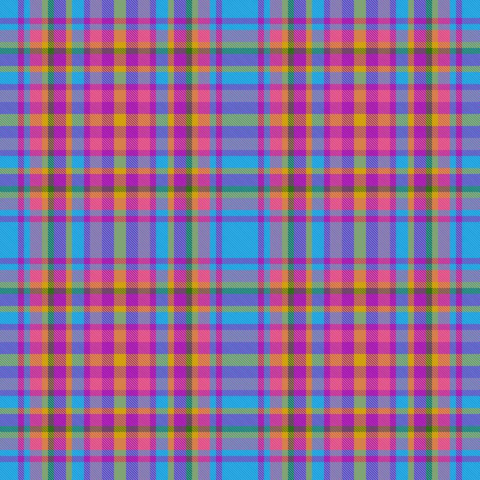 Fabric tartan textile of vector seamless texture with a background plaid pattern check.