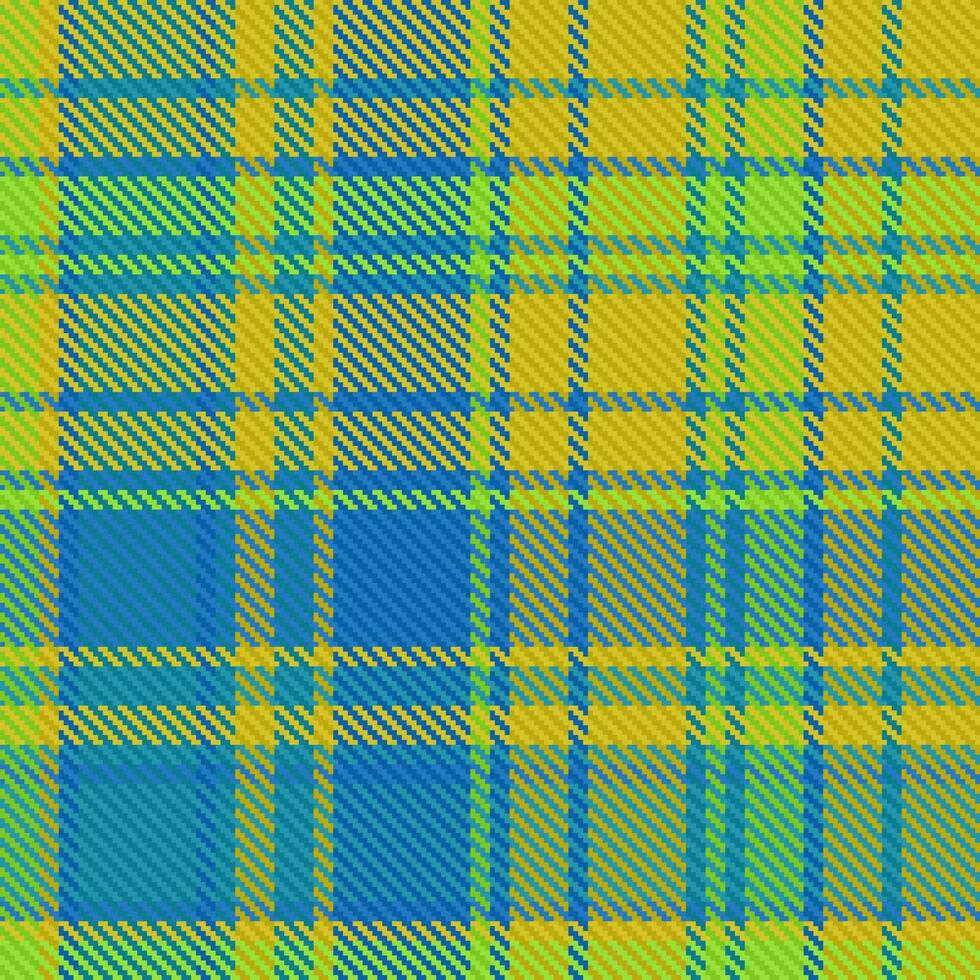 Textile plaid check. Fabric seamless vector. Tartan background texture pattern. vector