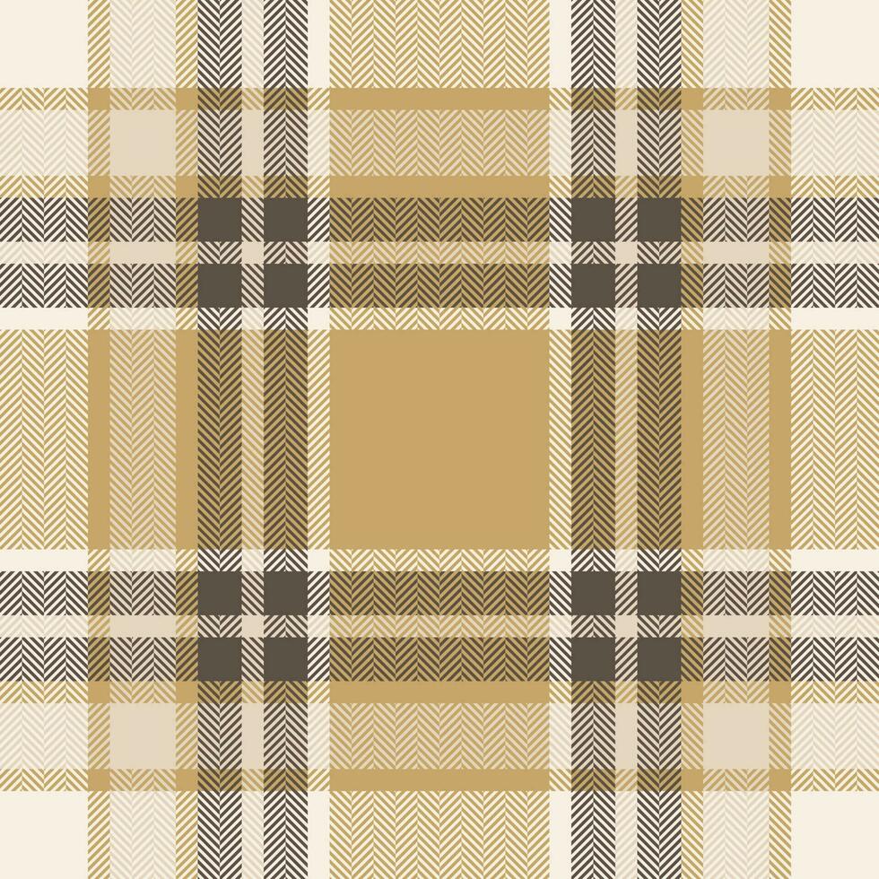 Plaid check pattern. Seamless fabric texture. Tartan textile print. vector