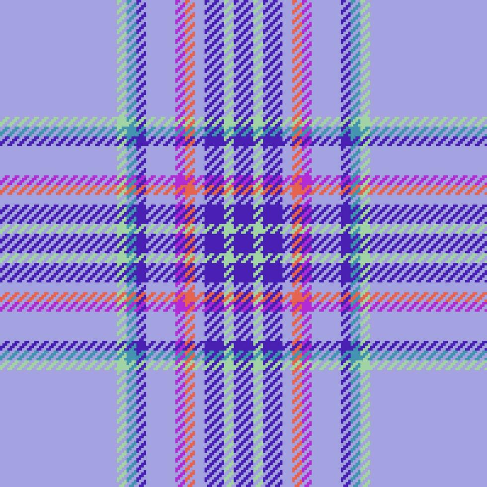 Texture background seamless of textile check vector with a plaid tartan fabric pattern.
