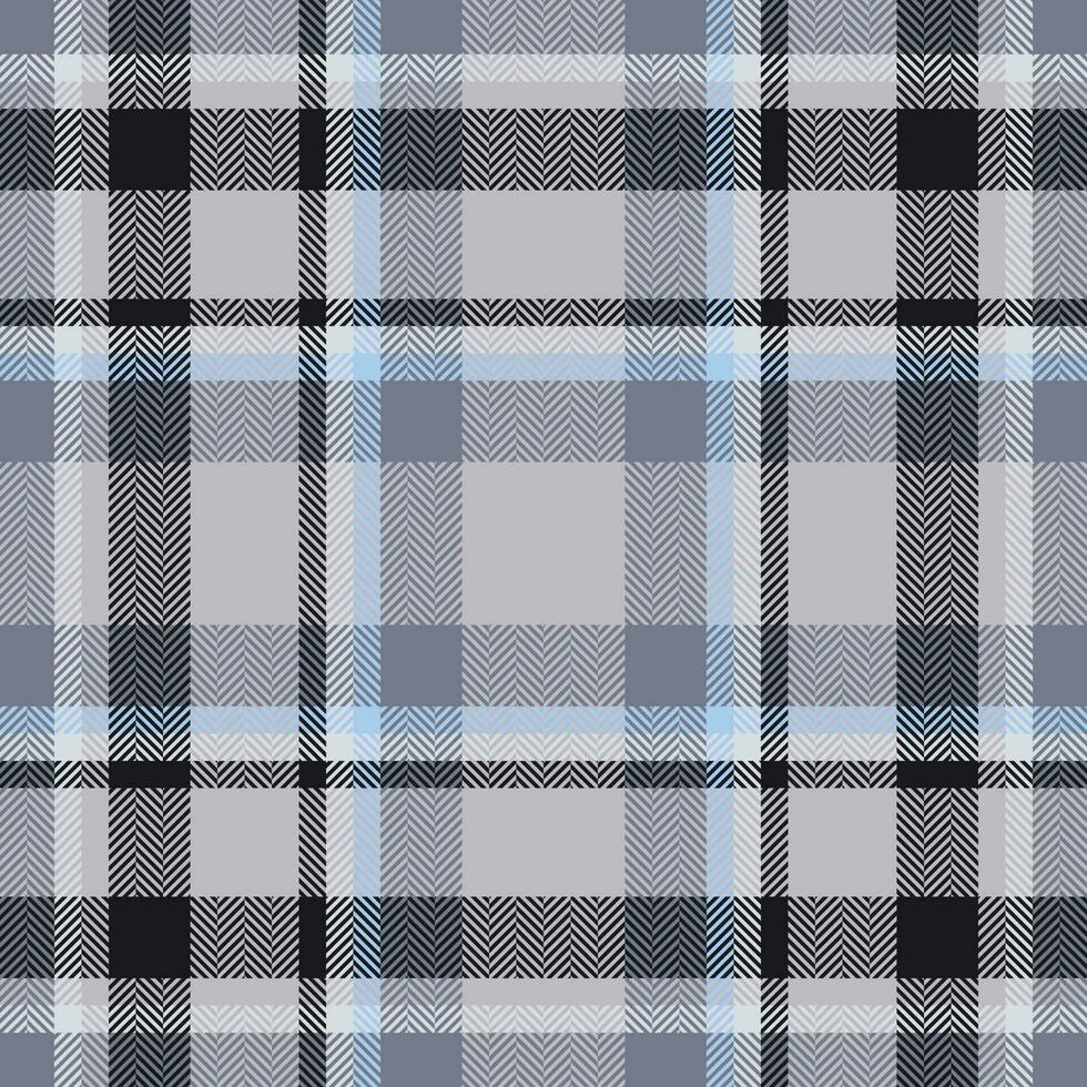 Plaid check pattern. Seamless fabric texture. Tartan textile print. vector