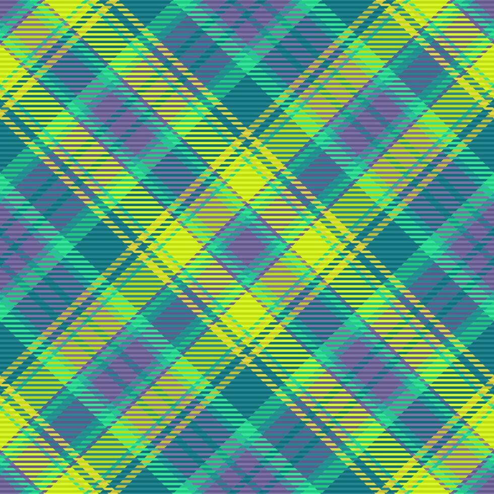 Texture seamless pattern. Fabric check tartan. Background textile vector plaid.