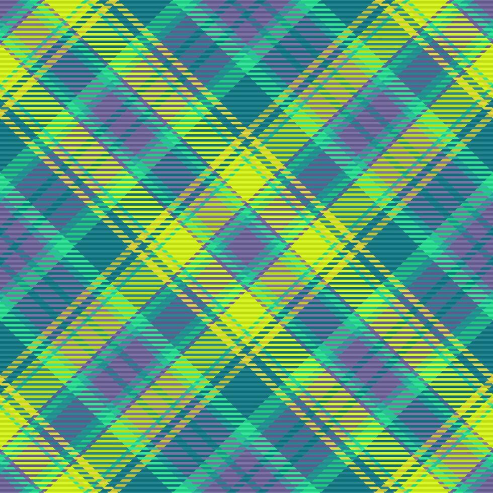 Texture seamless pattern. Fabric check tartan. Background textile vector plaid.