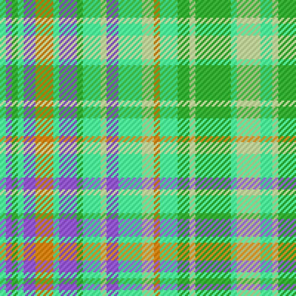 Plaid background tartan. Texture seamless vector. Textile fabric check pattern. vector