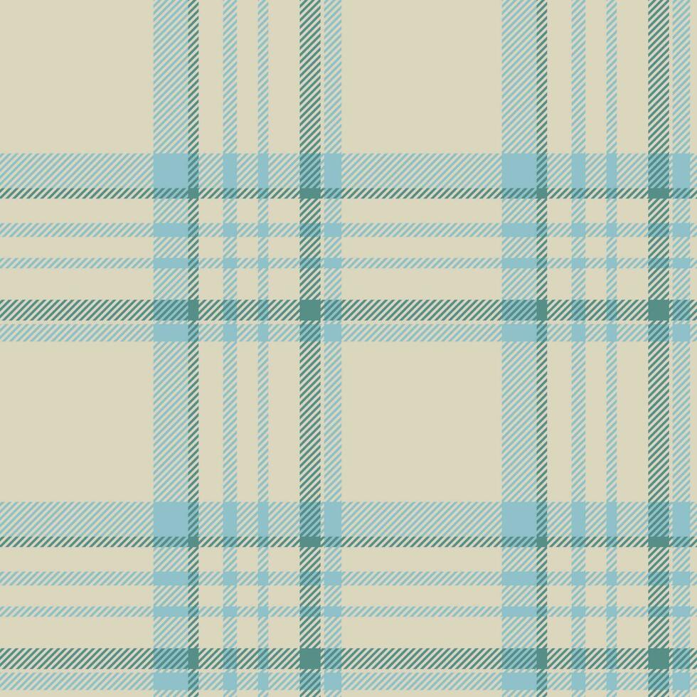 Plaid seamless pattern. Check fabric texture. Vector textile print.